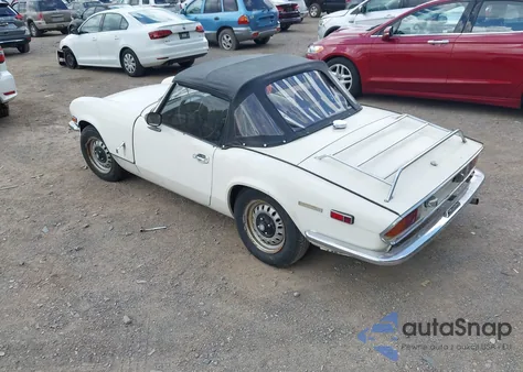 1973 Triumph Spitfire из США, поврежденный, VIN FM5677U